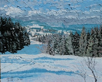 au Bois de la Pile, Jura Suisse. 2005. (50cmx61cm)