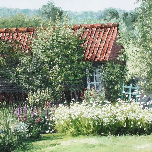 la cabane et les marguerites